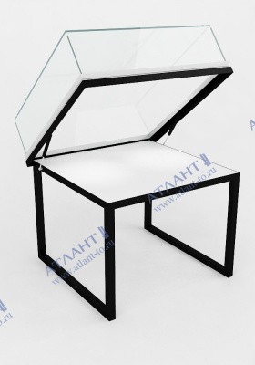 Витрина горизонтальная на газлифтах ВМГ 14