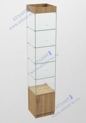 2ТК Витрина из стекла серия "Бюджет"