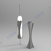 Зеркало овальное пол/потолок